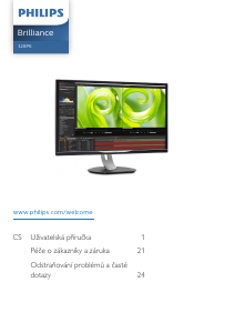 Manuál Philips 328P6VJEB LED monitor