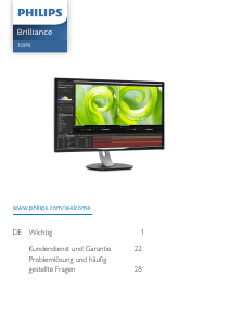 Bedienungsanleitung Philips 328P6VJEB LED monitor