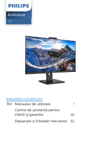 Manual Philips 329P1H Brilliance Monitor LED