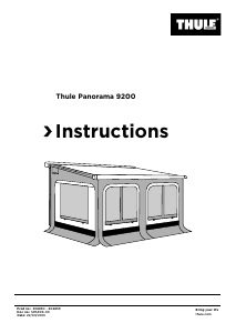Manual Thule Panorama 9200 Avançado
