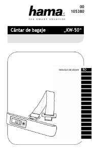 Manual Hama KW-50 Cantar bagaje