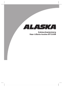 Manual Alaska BT1200R Beard Trimmer