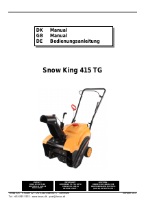 Manual Texas Snow King 415 TG Snow Blower