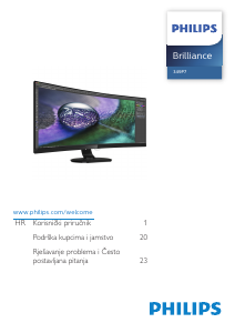 Priručnik Philips 349P7FUBEB LED zaslon