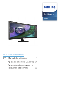 Manual Philips 349P7FUBEB Monitor LED