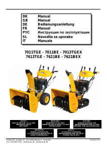 Manual Texas Snow King 7013 TGEX Snow Blower