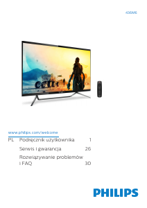 Instrukcja Philips 436M6VBPAB Monitor LED