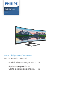 Priručnik Philips 439P9H LED zaslon