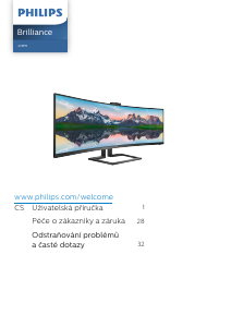 Manuál Philips 439P9H LED monitor