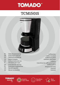 Brugsanvisning Tomado TCM1501S Kaffemaskine