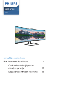 Manual Philips 439P9H Monitor LED