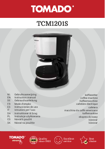 Manuál Tomado TCM1201S Kávovar