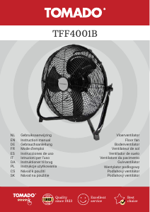 Instrukcja Tomado TFF4001B Wentylator