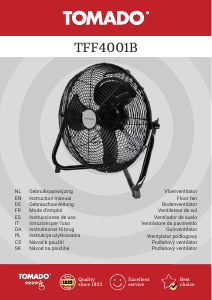 Handleiding Tomado TFF4001B Ventilator