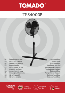 Bedienungsanleitung Tomado TFS4003B Ventilator