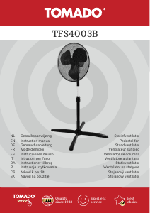 Handleiding Tomado TFS4003B Ventilator