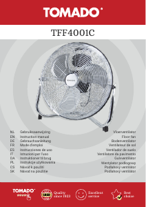 Instrukcja Tomado TFF4001C Wentylator