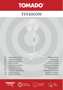 Instrukcja Tomado TFS4003W Wentylator