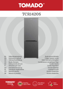 Instrukcja Tomado TCR1420S Lodówko-zamrażarka