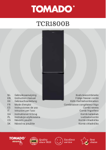 Návod Tomado TCR1800B Chladnička s mrazničkou