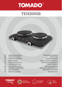 Manual Tomado TEH2001B Hob