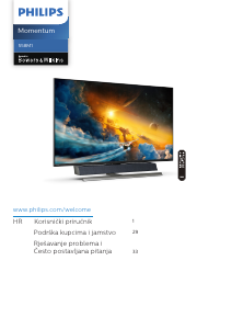 Priručnik Philips 558M1RY Momentum LED zaslon