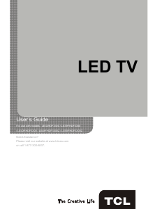 Bruksanvisning TCL LE39FHDF3300 LED TV