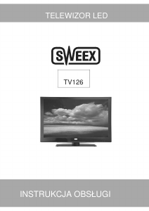 Instrukcja Sweex TV126 Telewizor LED