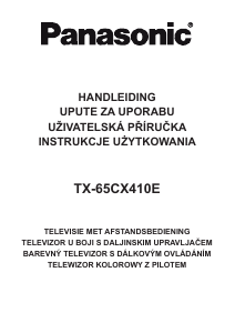 Manuál Panasonic TX-65CX410E LCD televize