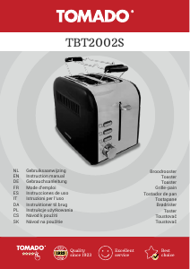Manual Tomado TBT2002S Toaster