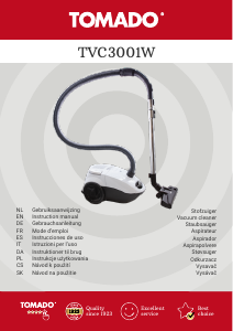 Manual Tomado TVC3001W Vacuum Cleaner