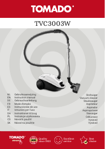Handleiding Tomado TVC3003W Stofzuiger