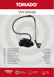 Manual Tomado TVC3003B Vacuum Cleaner