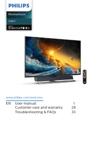 Manual Philips 558M1RY Momentum LED Monitor
