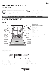 Brugsanvisning Whirlpool WIC 3C22 E SK Opvaskemaskine