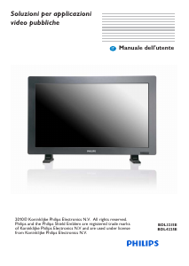 Manuale Philips BDL3215E Monitor LED