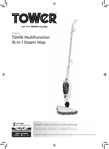 Manual Tower T132002 Steam Cleaner