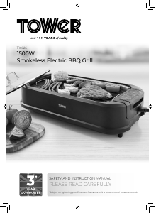 Manual Tower T16026 Table Grill