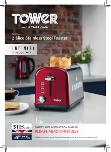 Manual Tower T20014 Toaster