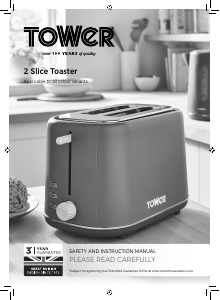 Manual Tower T20027 Toaster