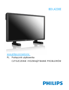 Instrukcja Philips BDL4230E Monitor LED