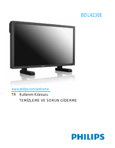 Kullanım kılavuzu Philips BDL4230E LED ekran