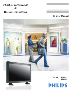 Handleiding Philips BDL4231C LED monitor