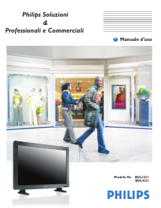 Manuale Philips BDL4231C Monitor LED