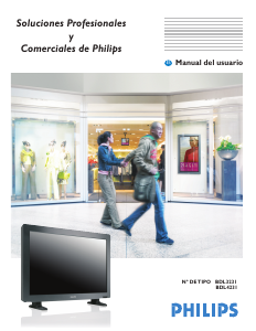 Manual de uso Philips BDL4231CS Monitor de LED