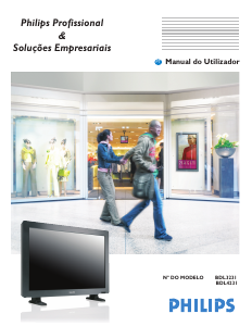Manual Philips BDL4231CS Monitor LED