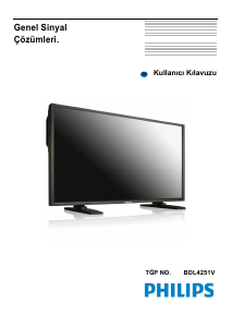Kullanım kılavuzu Philips BDL4251V LED ekran