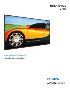 Manuale Philips BDL4330QL Monitor LED