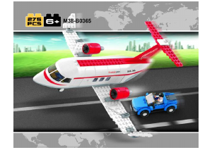 Bruksanvisning Sluban set M38-B0365 Aviation Privat jet