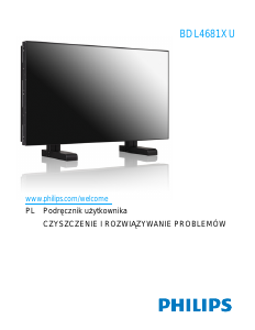 Instrukcja Philips BDL4681XU Monitor LED